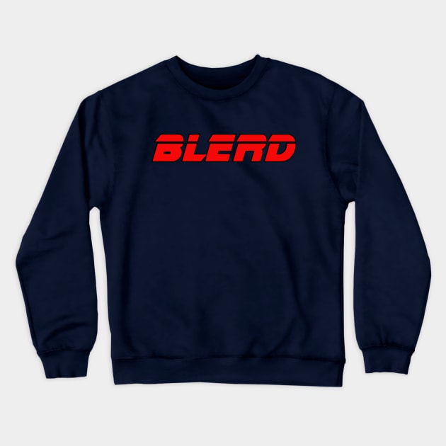 Blerd Runner Crewneck Sweatshirt by Spatski